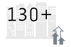 130 or more properties and counting